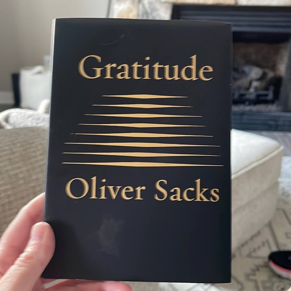 Used hardcover book Gratitude by Oliver Sacks